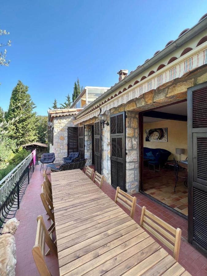 Entre Nice Et Monaco Grande Villa Avec Piscine Privee 12 Personnes Drap Екстер'єр фото