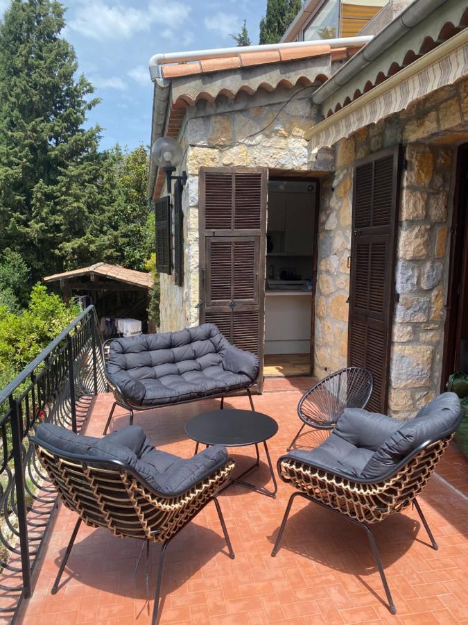 Entre Nice Et Monaco Grande Villa Avec Piscine Privee 12 Personnes Drap Екстер'єр фото