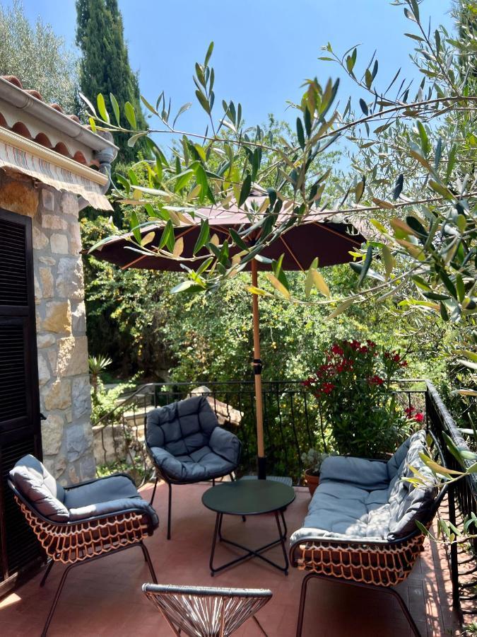 Entre Nice Et Monaco Grande Villa Avec Piscine Privee 12 Personnes Drap Екстер'єр фото