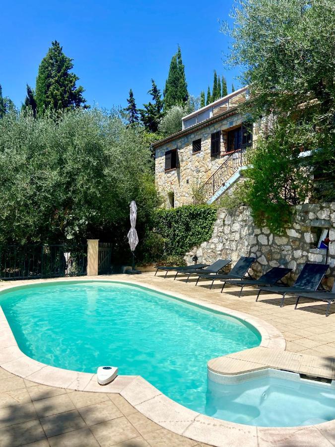Entre Nice Et Monaco Grande Villa Avec Piscine Privee 12 Personnes Drap Екстер'єр фото