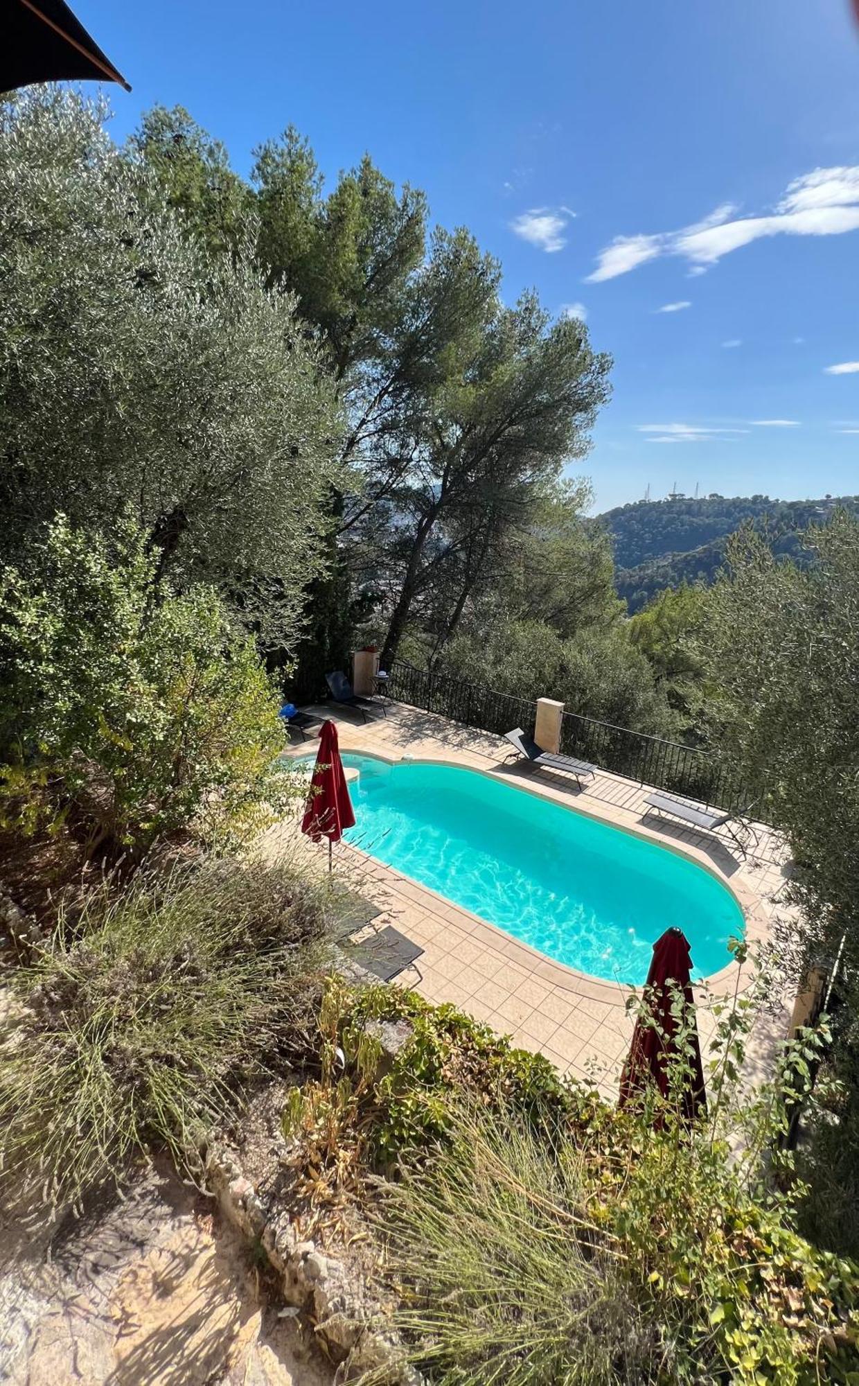 Entre Nice Et Monaco Grande Villa Avec Piscine Privee 12 Personnes Drap Екстер'єр фото