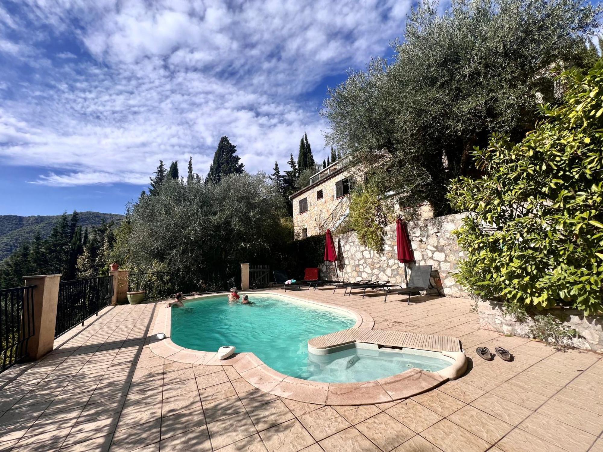 Entre Nice Et Monaco Grande Villa Avec Piscine Privee 12 Personnes Drap Екстер'єр фото